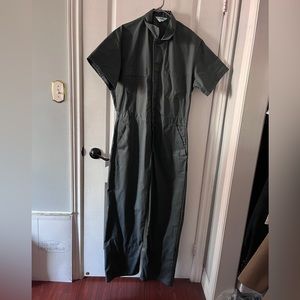 Short sleeve grey boiler suit